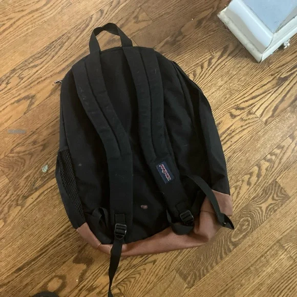 JanSport Right Pack 3 Black Suede Section Backpack - Picture 2 of 10